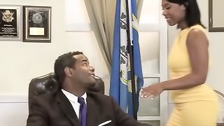 naughty president cheats on her wife by fucking his secretary
