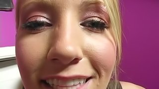 Two black dicks for lascivious slutty cock-sucking Barb Cummings