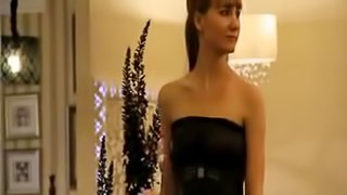 Restaurant bathroom doggy & blowjob