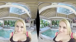 Christie Stevens and Sarah Vandella are blondes who want to feel a rod