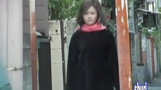 Nice sharking encounter with tall Japanese bitch and random dude