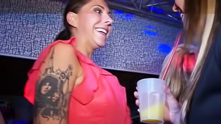 Dance party in a club quickly becomes a steamy orgy 10