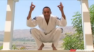 Ramon busts out his big cock and fills Alicia Tyler with it