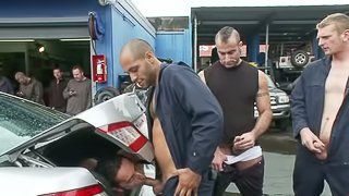 Dude Appears To Be Kidnapped And Force To Suck Big Cocks From Gay Men