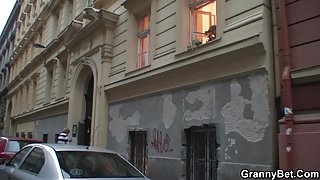 He slams lonely 60 years old granny