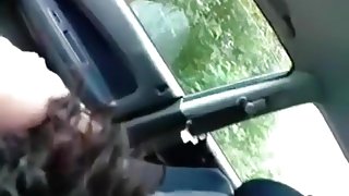 girl car blowjob, until cumshot.