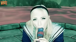 Sucker Punch Babydoll Bad Dragon POV Fuck Machine Blowjob