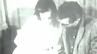 Mustached Man Fucks Cunt of  Young Babe