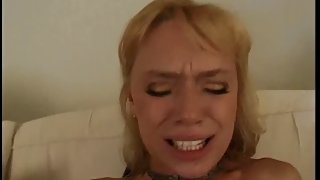 Petite scoops blond playgirl gangbanged up the one and the other ends