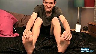 Caesar Works His Chunky Straight Cock