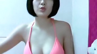 Peep! Live chat Masturbation! Hawt girl of China Hen bobbed head