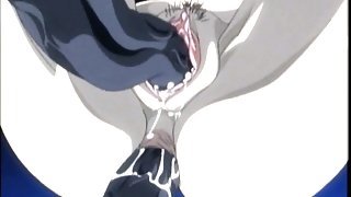 Hentai sex slave fucked and wrapped by monster tentacles