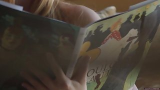 Stunning babe with hot ass takes off her clothes