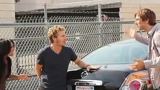 Horny Bride in High Heels Rides Her Man Like a Cowgirl