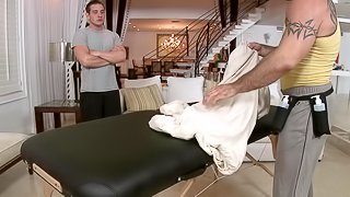 An Oily Massage Turns Erotic, Gay and Hardcore
