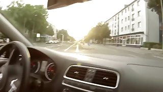 homemade, fucking outside, cum in slide