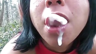 Fucking an asian streetslut bareback in the forest. pretty kinky fuck thing !!!